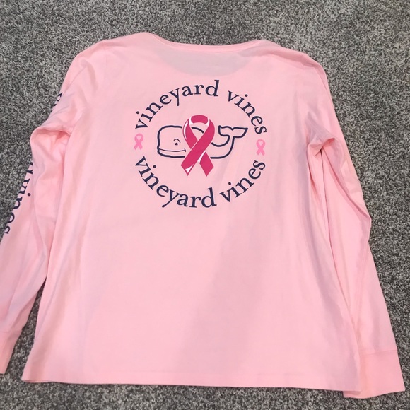 vineyard vines breast cancer awareness shirt - Picture 3 of 4